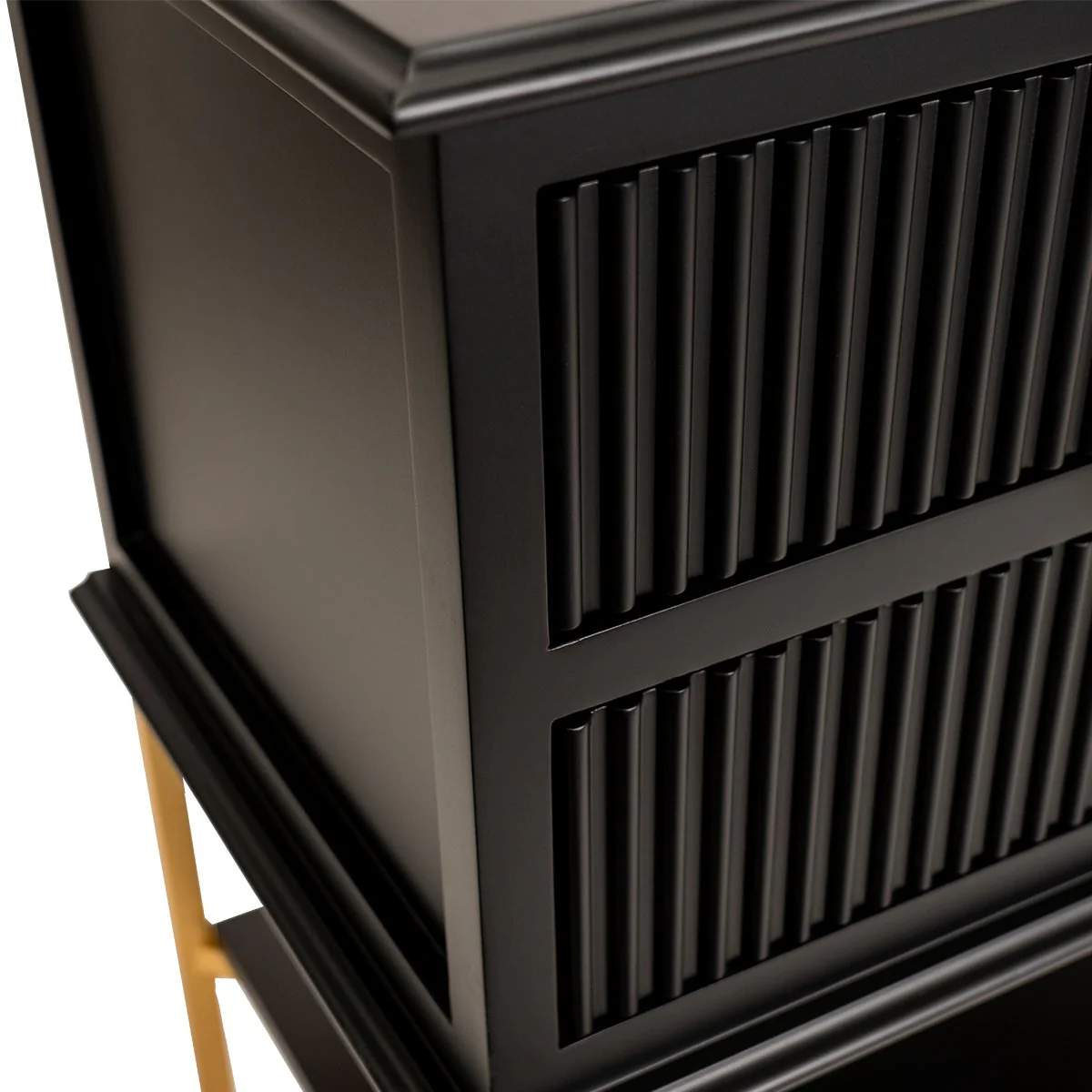 Aimee Bedside Table - Large Black - Image 5