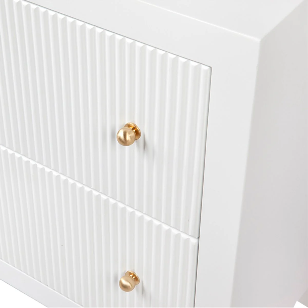 Ariana Bedside Table - Small White - Image 5