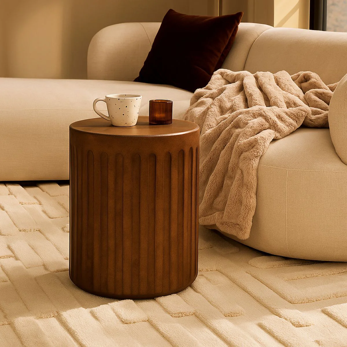 Caleb Side Table - Natural - Image 2