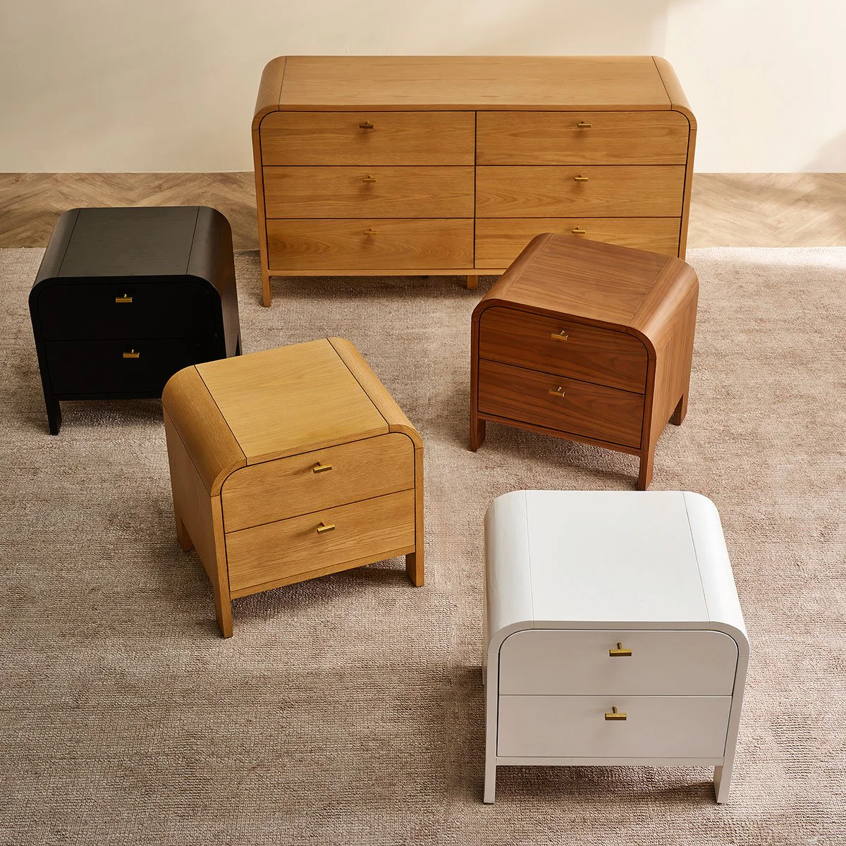 Chisholm Bedside Table - Black - Image 3